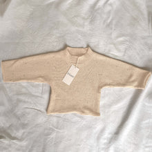 Load image into Gallery viewer, Blanche Mini Sprinkle Knit Top - Biscuit
