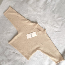 Load image into Gallery viewer, Blanche Mini Sprinkle Knit Top - Biscuit
