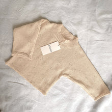 Load image into Gallery viewer, Blanche Mini Sprinkle Knit Top - Biscuit
