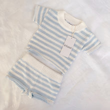 Load image into Gallery viewer, Sorbet Tee - Sky Blue Stripe
