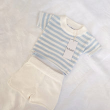 Load image into Gallery viewer, Sorbet Tee - Sky Blue Stripe
