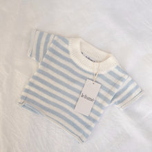 Load image into Gallery viewer, Sorbet Tee - Sky Blue Stripe
