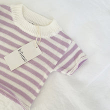 Load image into Gallery viewer, Sorbet Tee - Grape Stripe
