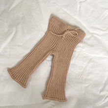 Load image into Gallery viewer, Ceremony Ribbed Knit Pants - Toast
