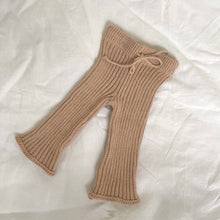 Load image into Gallery viewer, Ceremony Ribbed Knit Pants - Toast
