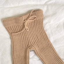 Load image into Gallery viewer, Ceremony Ribbed Knit Pants - Toast
