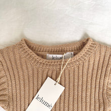 Load image into Gallery viewer, Ceremony Ribbed Knit Top - Toast
