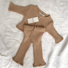Load image into Gallery viewer, Ceremony Ribbed Knit Top - Toast
