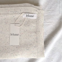 Load image into Gallery viewer, Heirloom Sprinkle Knit Blanket - Cloud
