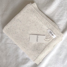Load image into Gallery viewer, Heirloom Sprinkle Knit Blanket - Cloud
