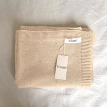 Load image into Gallery viewer, Heirloom Sprinkle Knit Blanket - Biscuit

